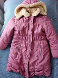 Зимова курточка на овчині для дівчинки