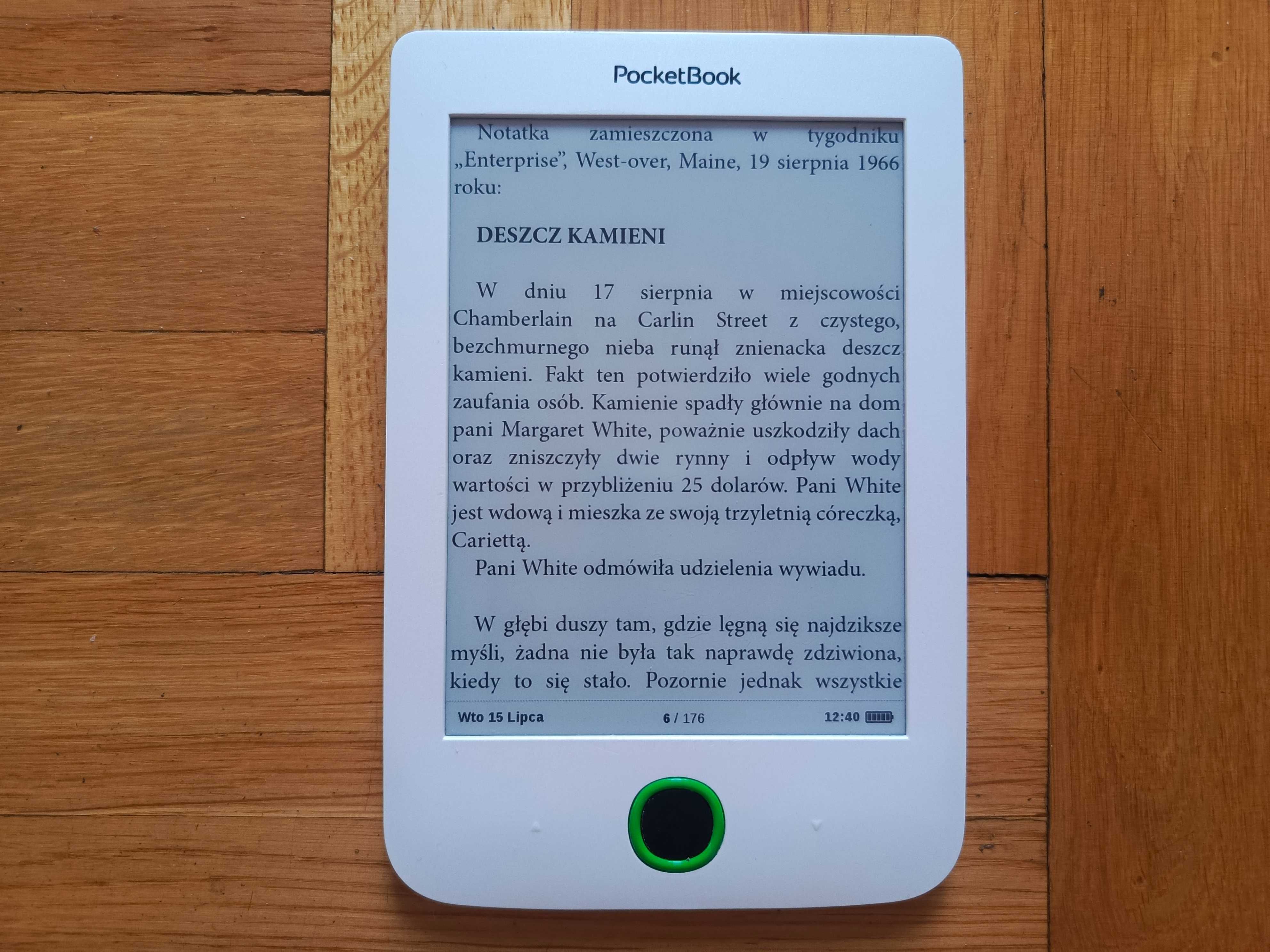 Czytnik książek E-book Reader Pocketbook Basic 2 PB614W Biały