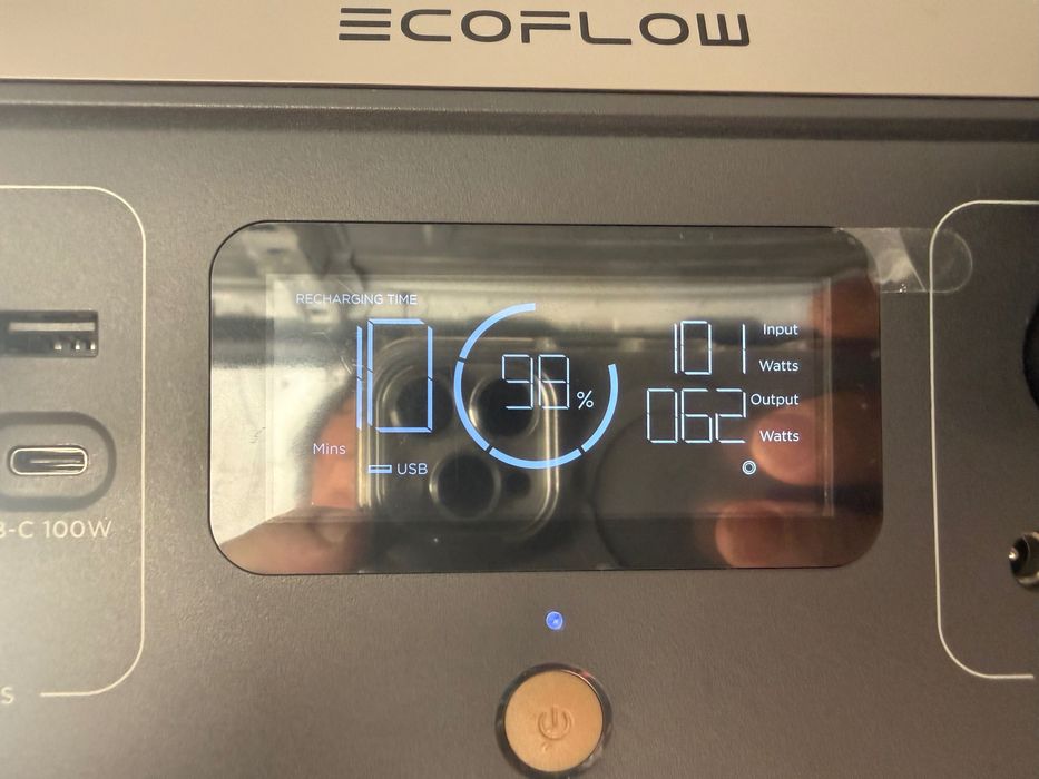 Painel solar 110W ECOFLOW Dobravel e Portátil com saco de transporte