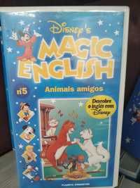 Coleção Magic English em VHS