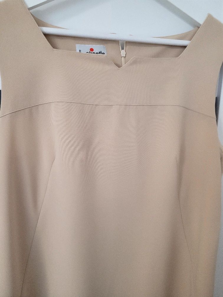 Nowy elegancki zestaw sukienka i marynarka rozm.44.
