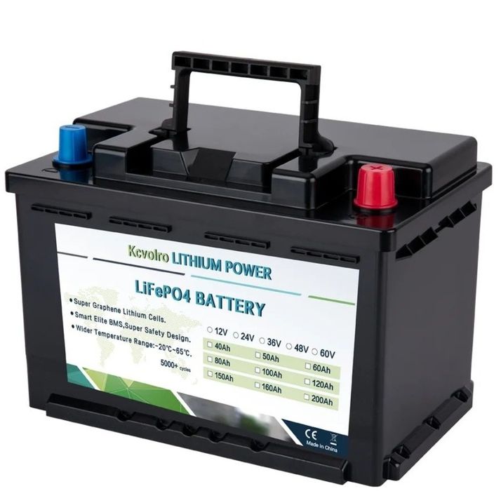 100а/ч! Аккумулятор литий ферум фосфат, акб для инвертора