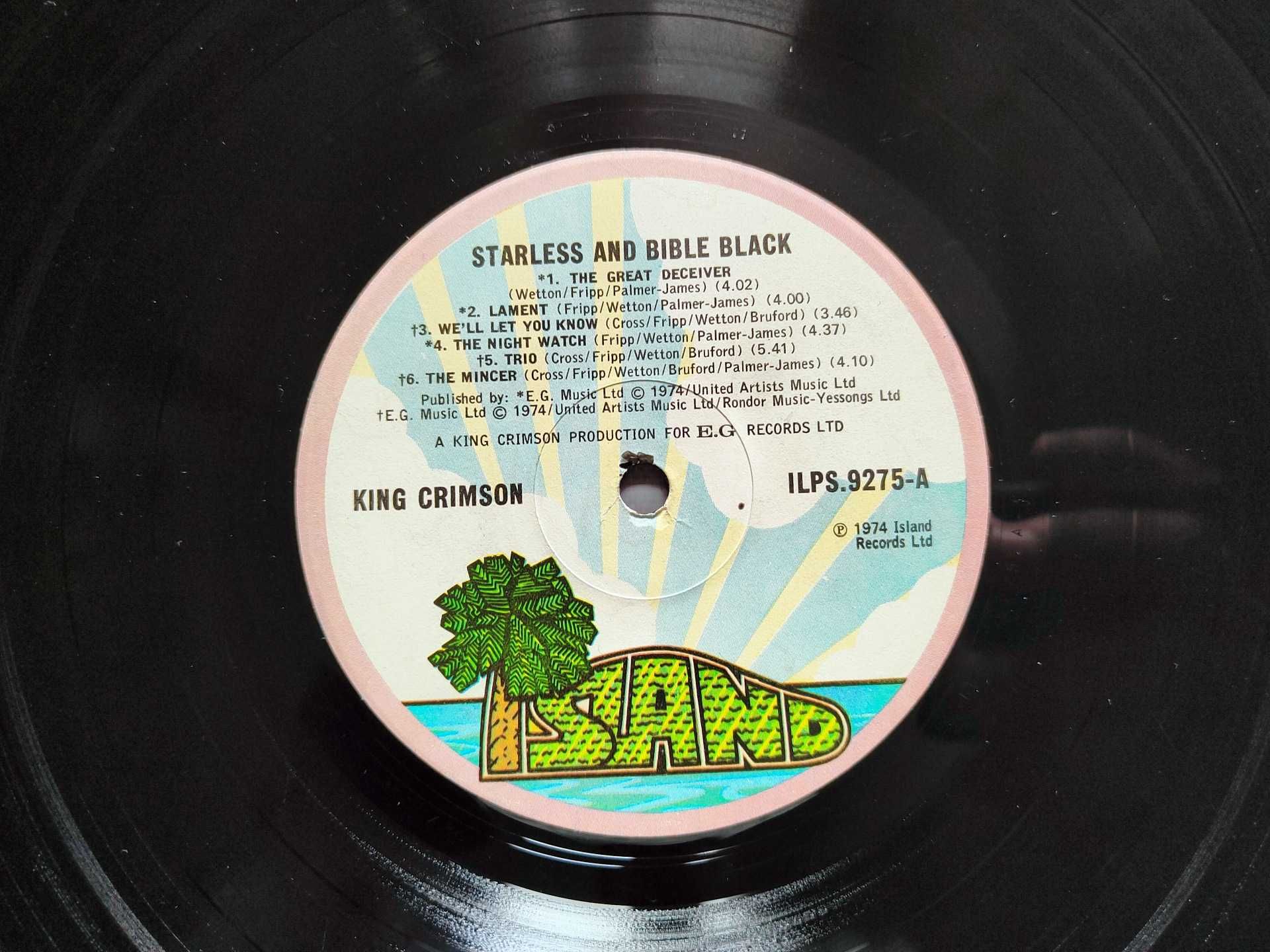 King Crimson Starless and Bible Black 1974 UK