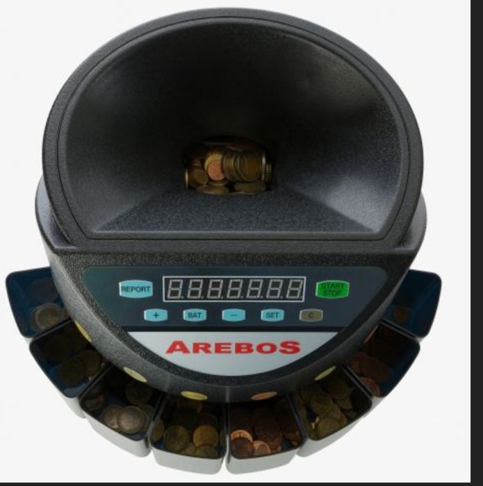 Liczarka monet euro arebos sortownik