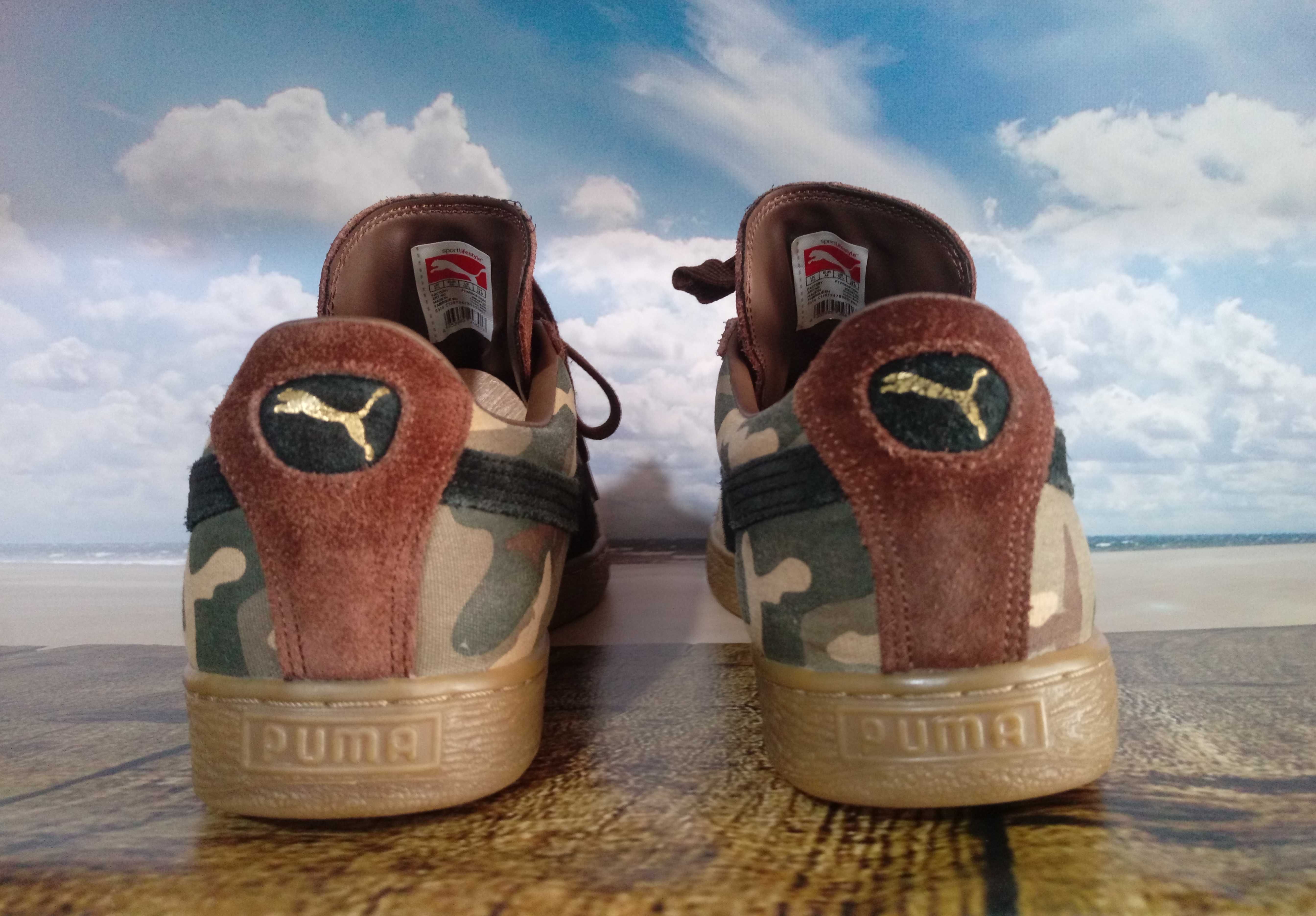 Оригінал Puma Suede Camo камуфляж р.44 спортивні кросівки кеди