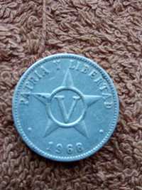 Монета 5 сентаво перевёртыш