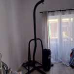 Saco de boxe com suporte
