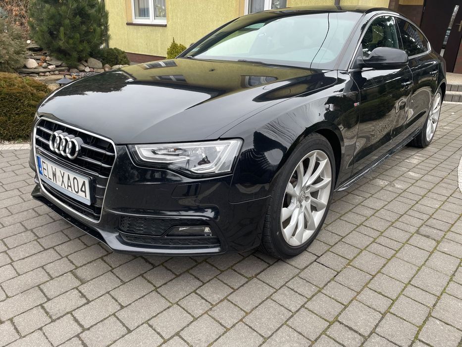 Audi A5 Sportback Audi A5 A-5 2016 lift 8T0 2.0 TDI sline 160tys pierwszy właściciel
