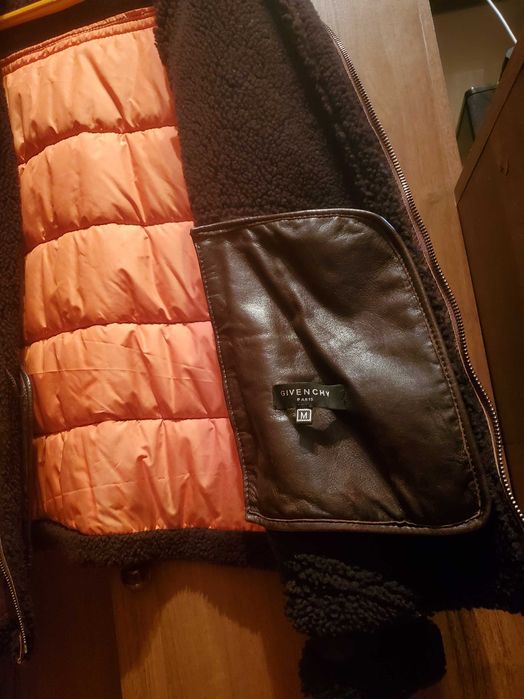 Чоловіча осінньо-весінньо-зимова куртка з натуральної шкіри Givenchy