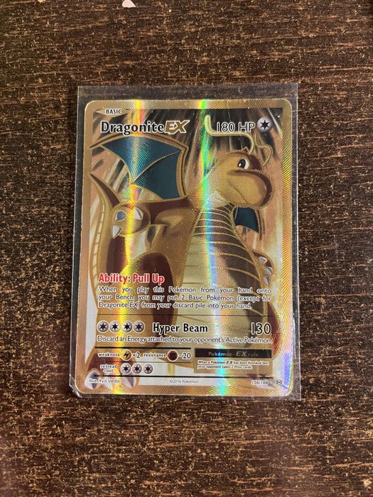 Karty pokemon oryginalne starsze Dragonite full art
