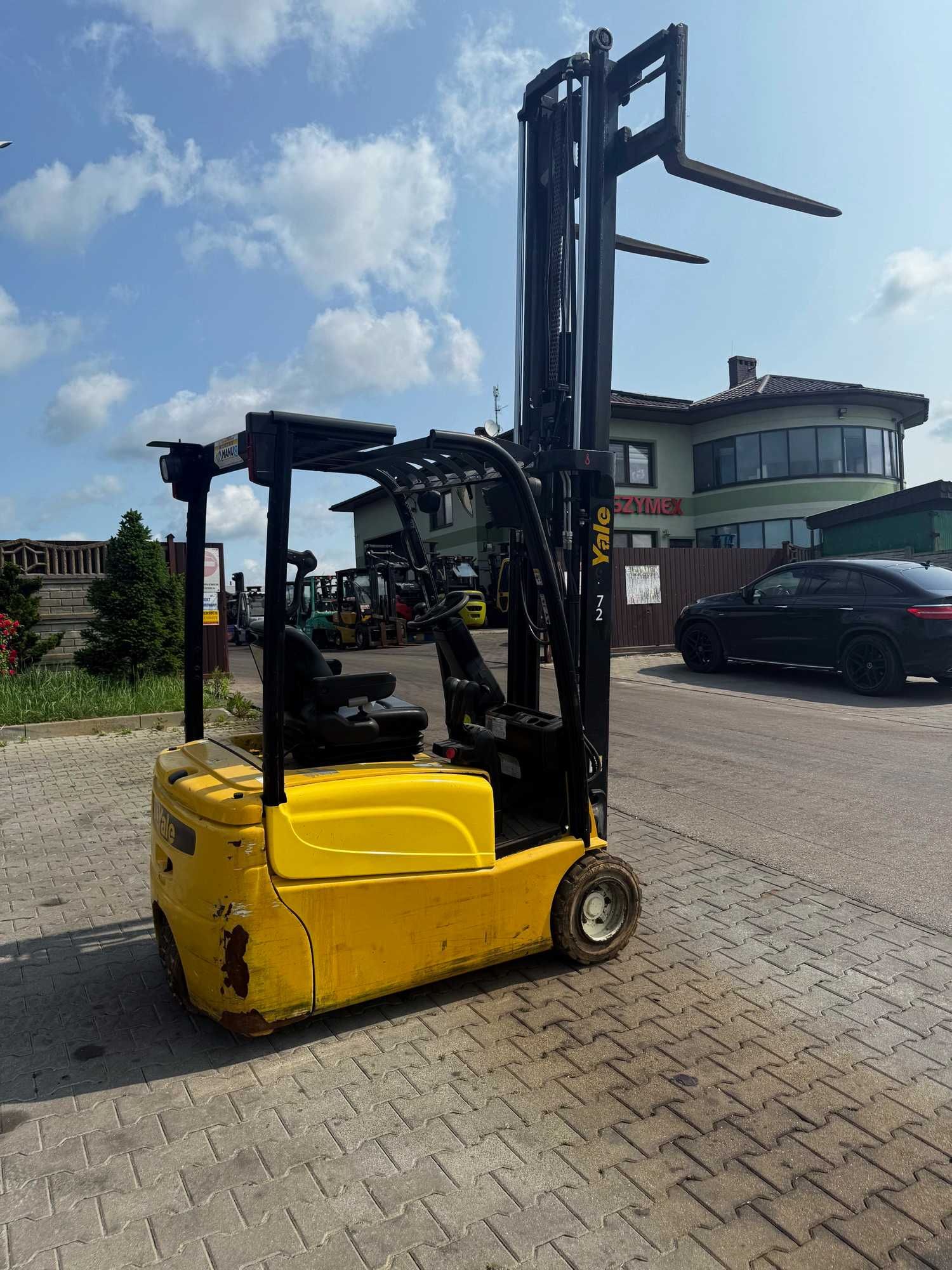 wózek widłowy elektryczny YALE ERP18VT wolny skok przesuw 2018r 1800kg