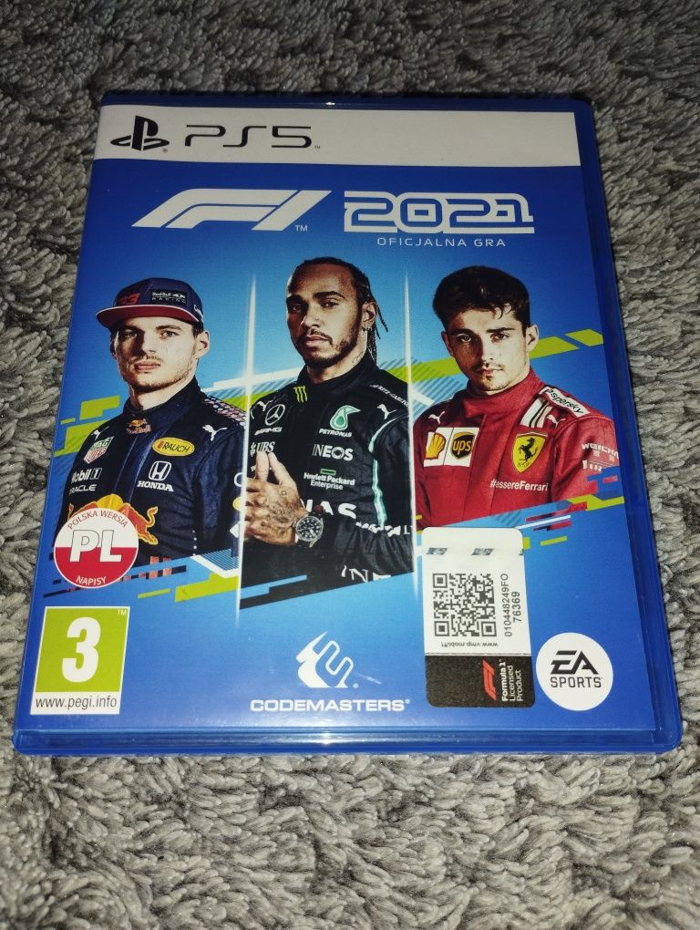 F1 2021, PS5, napisy PL, płyta idealna