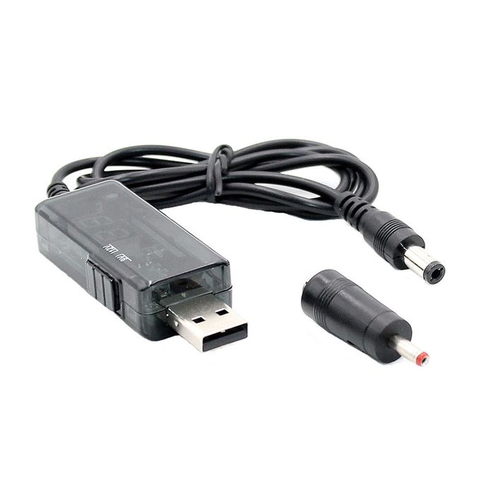 USB кабель прямого живлення роутера від павербанку 9V/12V