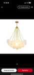 Lampa 25 białych/przezroczystych kloszy