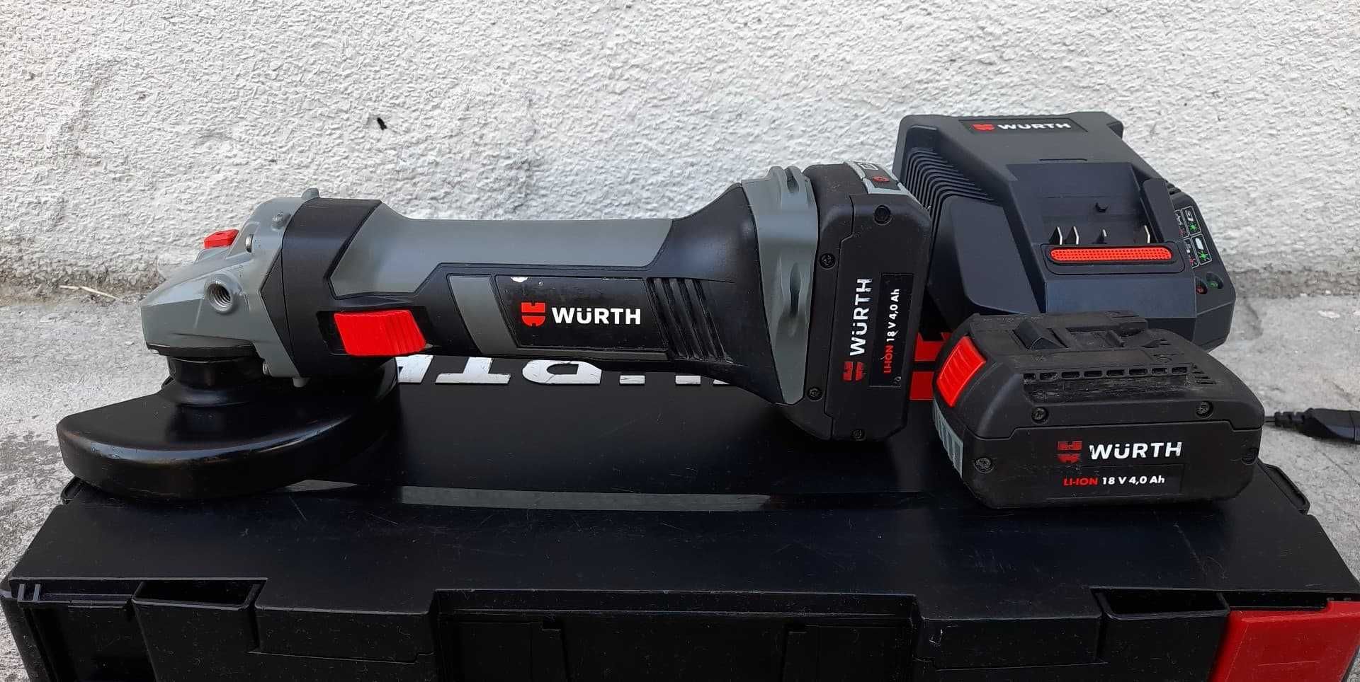 WURTH EWS 18-A/125mm szlifierka kątowa. 2019r.