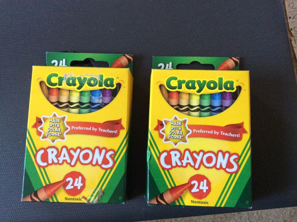 Карандаши восковые Crayola 24 made in USA новые цена за пачку