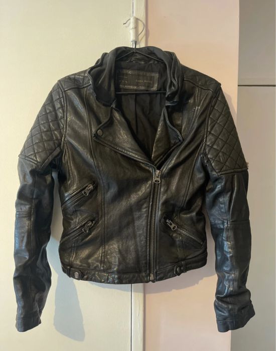 Blusão motard preto