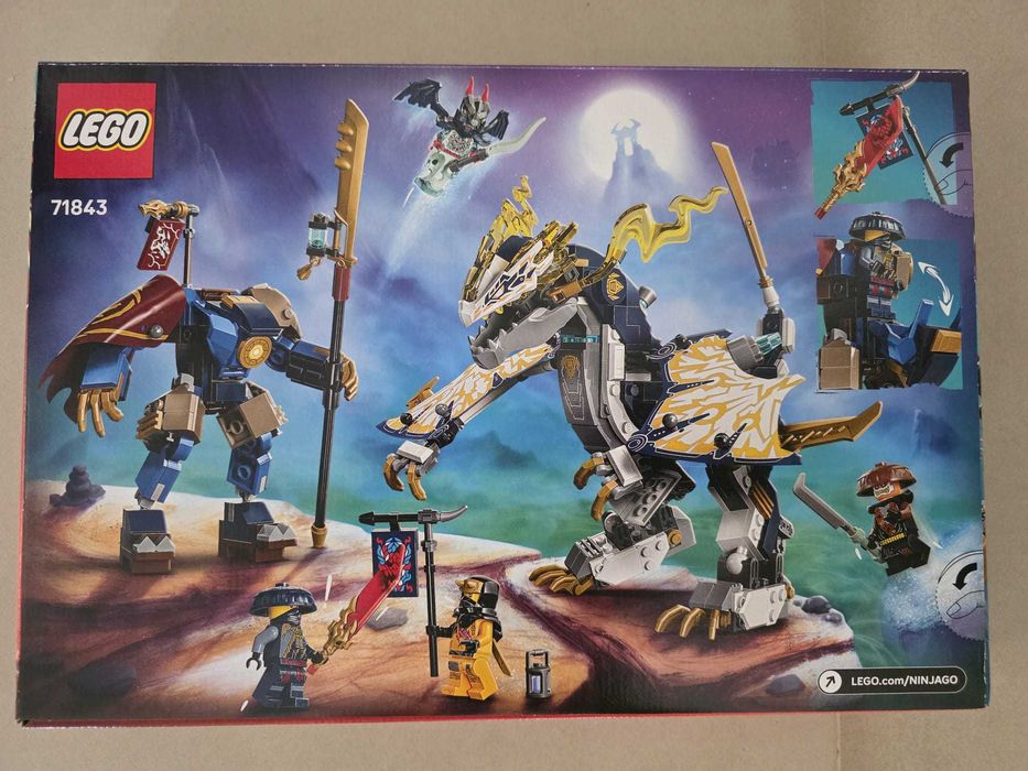 Lego 71843 - NINJAGO - Rogue's Mech Dragon Rider. Novo e Selado