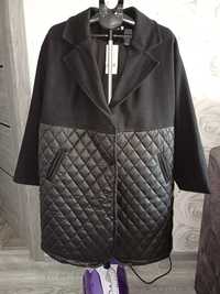Продам нове пальто з біркою,розмір 50-52 (як оверсайз)