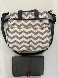 SKIP HOP Dup Signature Chevron Torba organizer do wózka stan bdb Krk