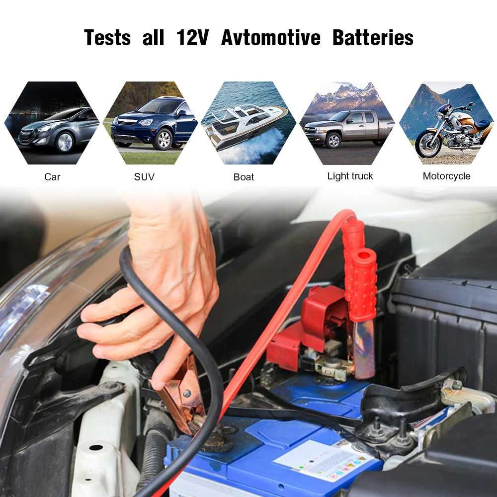 Тестер автомобільного акумулятора KONNWEI KW208 12V