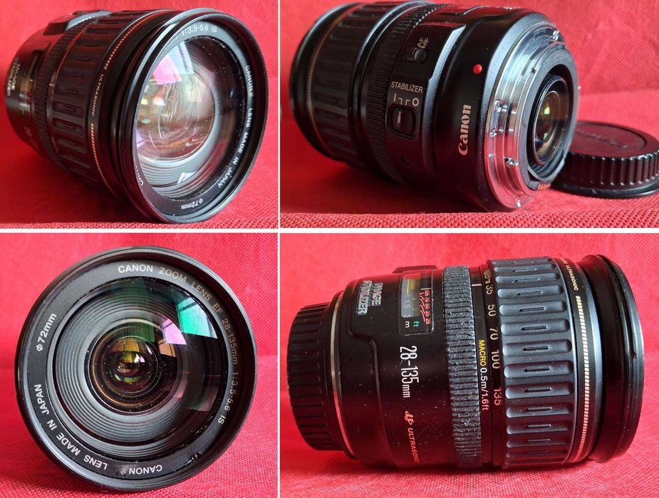 Объектив Canon zoom lens ef 28-135mm 1:3,5-5,6 IS, Ø 72mm
