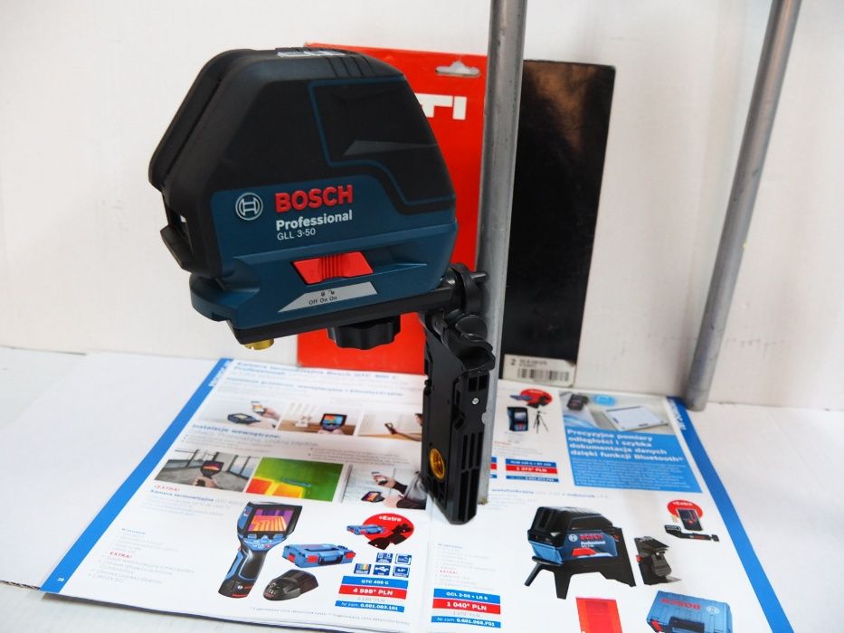 Uchwyt magnetyczny do niwelator laser bosch hilti topcon spectra leica