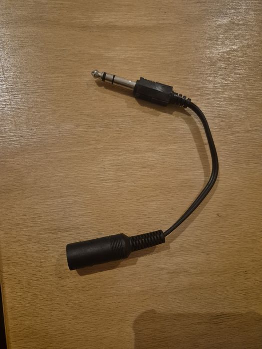 ADAPTER JACK 6.35 mm na GNIAZDO DIN 5-Pin (Wtyk/Gniazdo)