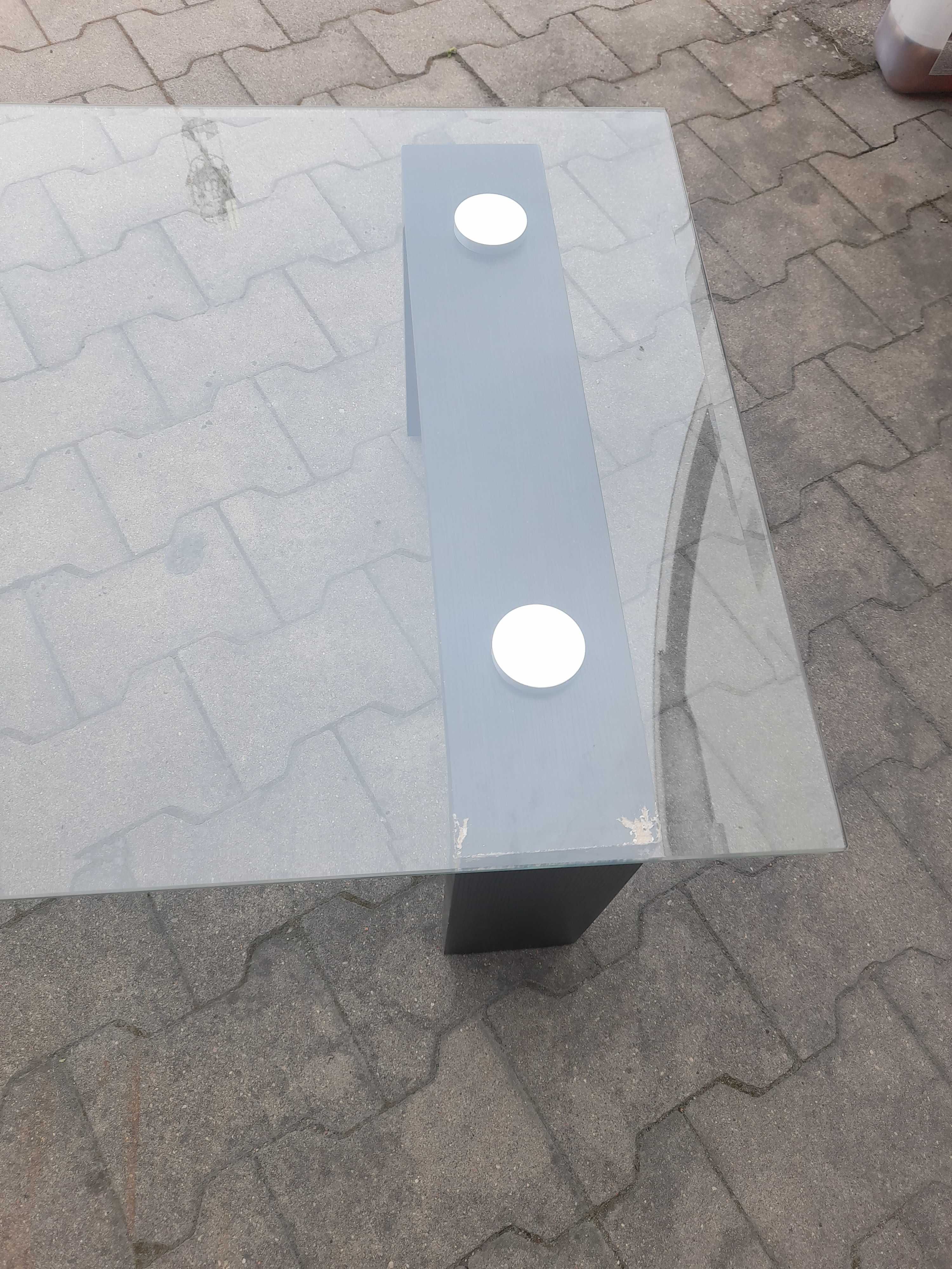 Stolik Kawowy Szklany 110x60x35cm