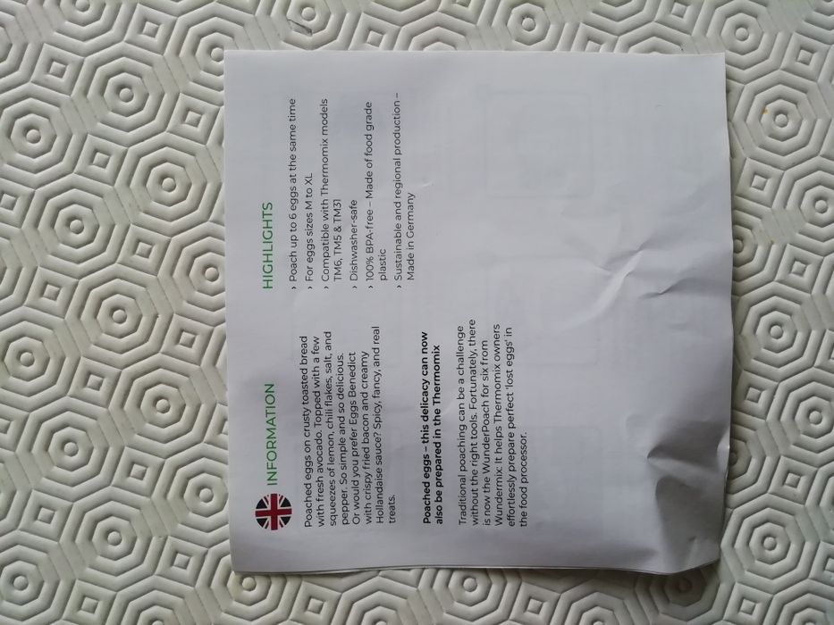 Bimby Cozer Ovos a Vapor