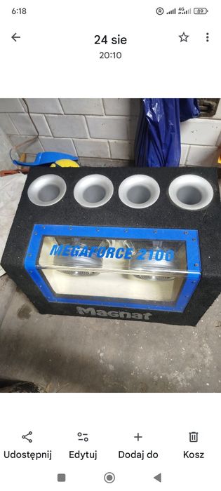 Subwoofer magnat Megaforce 2100