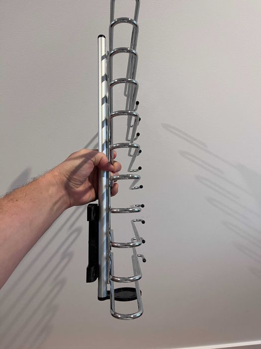 GTV wysuwny wieszak na spodnie, podwieszany, chromowany 2x szt.