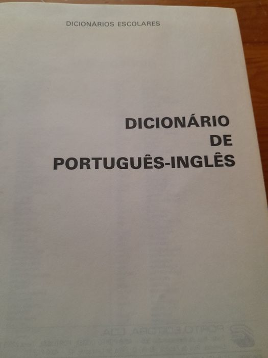 Dicionário Português- Inglês