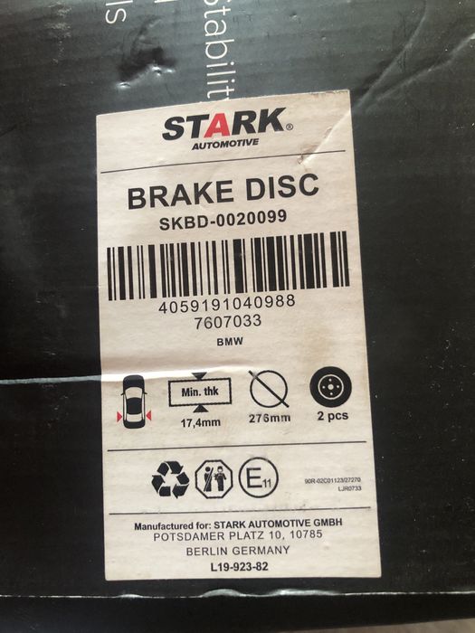 Tarcze hamulcowe Bmw 3 serii