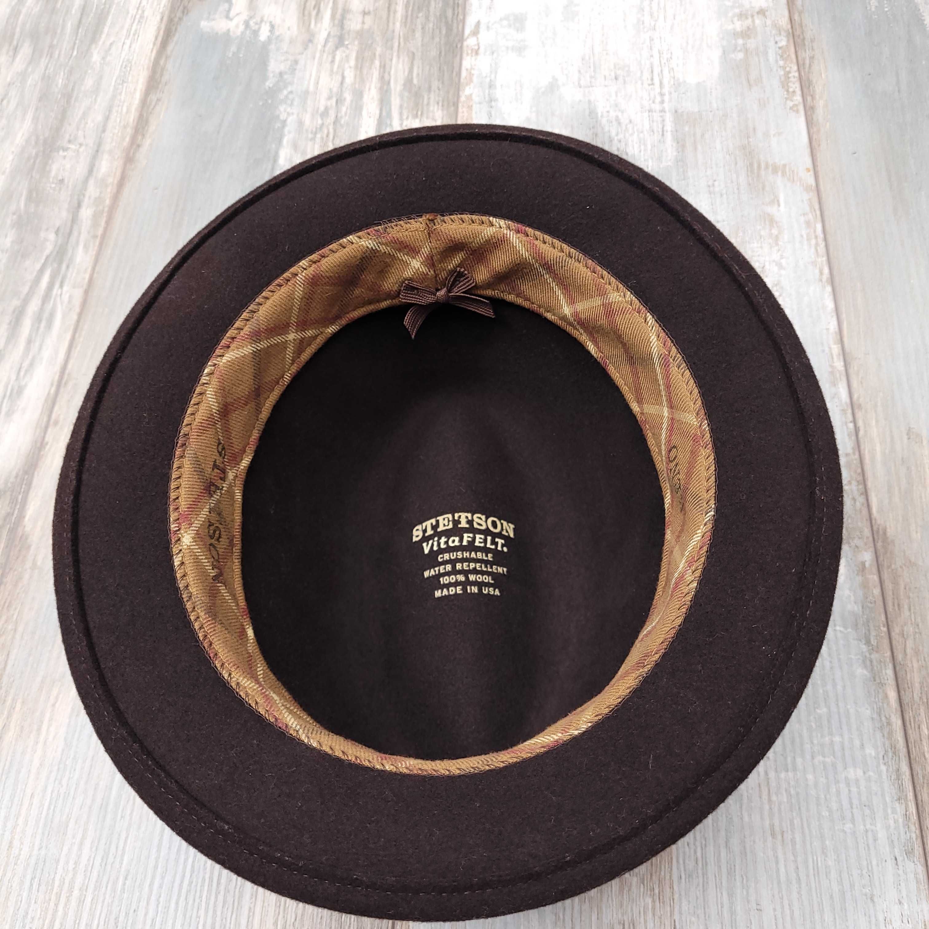 STETSON VitaFelt Reno Kapelusz Męski Made In Usa 100% Wool Hat Cap