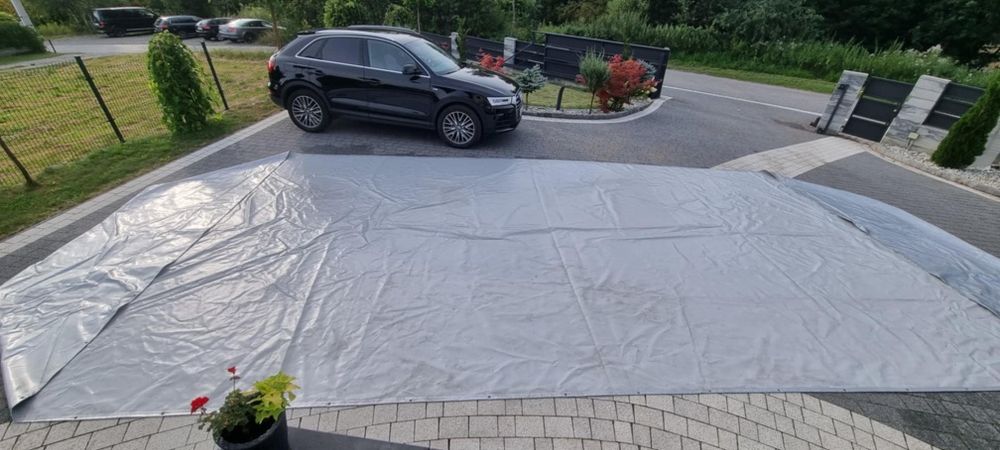 Duża plandeka na zadaszenie