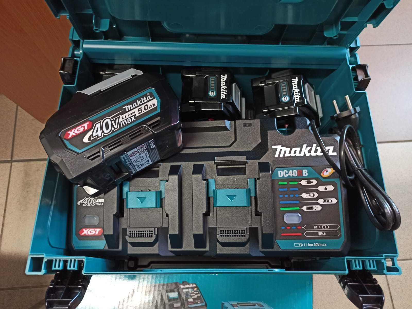 Zestaw zagłębiarka Makita SP001GZ03 + 4 akumulatory i gratisy