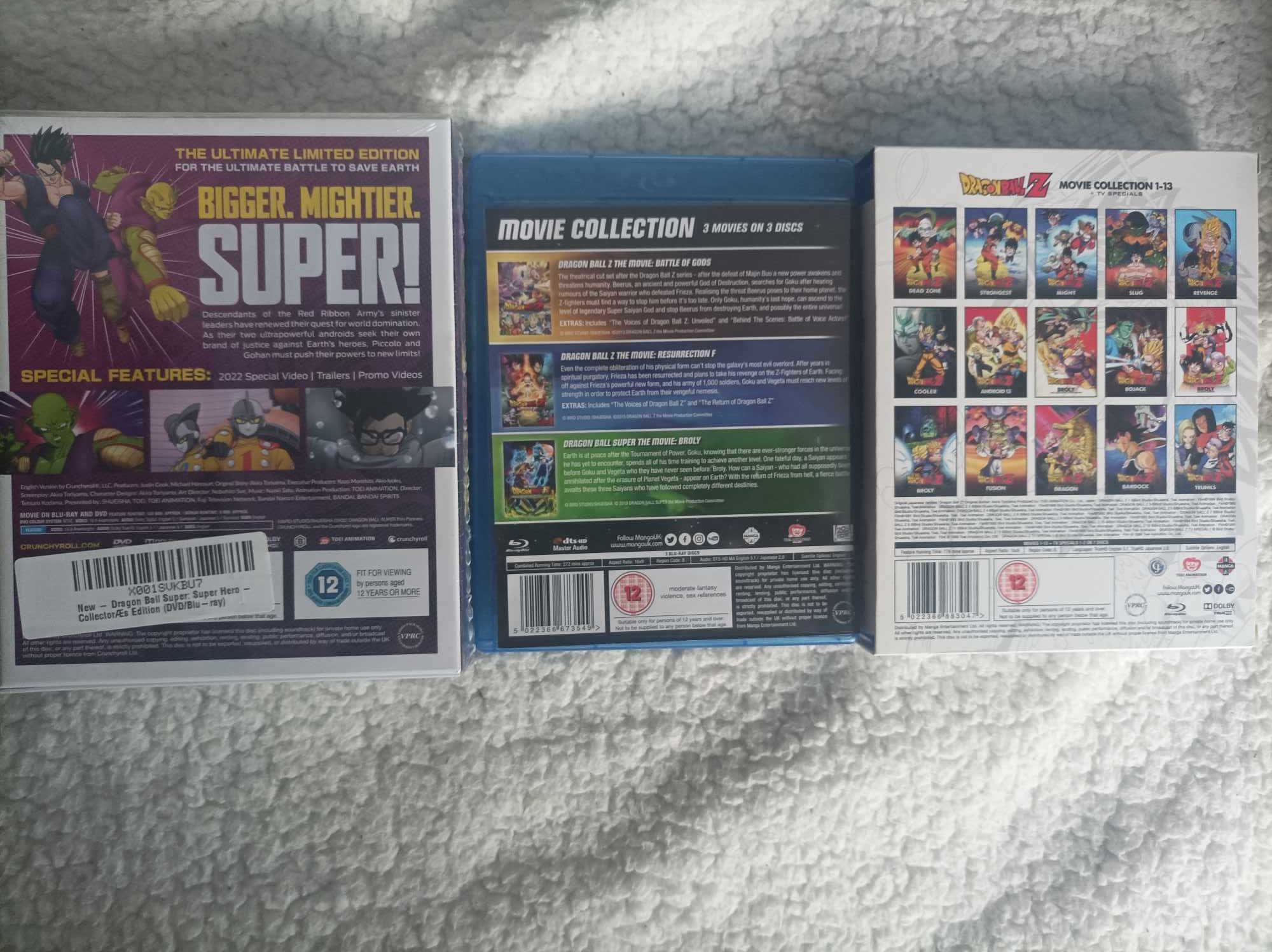 Dragon Ball Blue Ray Coleção todos os filmes