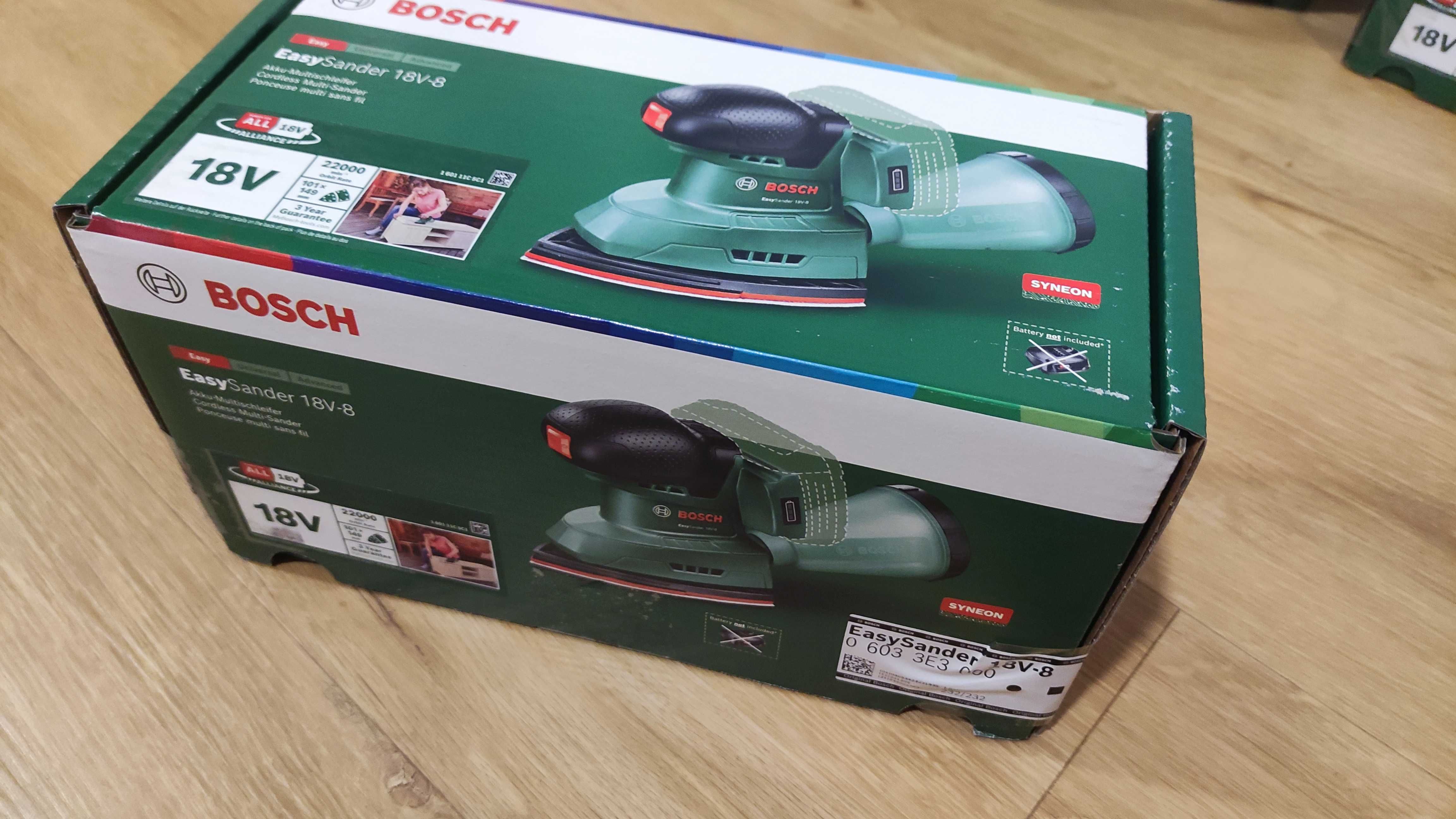 BOSCH lixadora Easy Sander 18V-8, bateria, nova lacrada