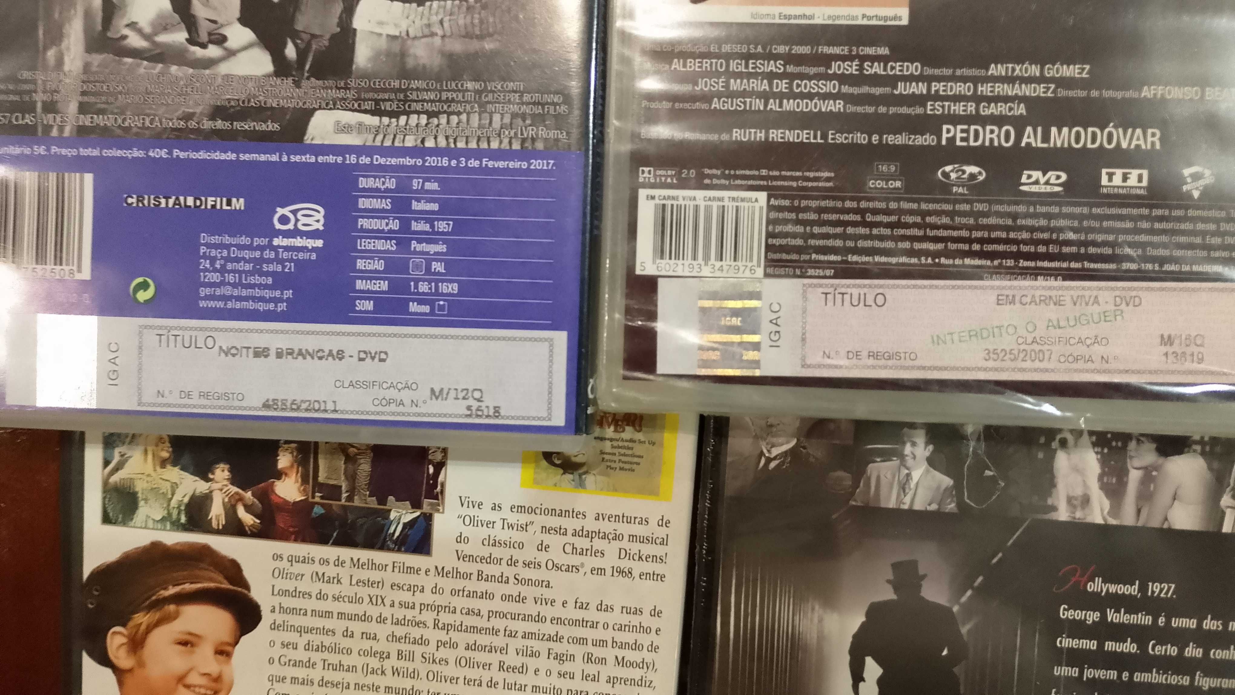DVD Sophia Loren, O Artista, Almodóvar, Clint Eastwood etc