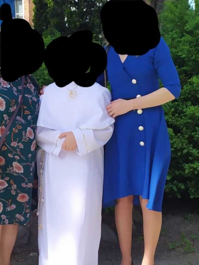 Alba komunijna chłopięca 152cm +spodnie i buty zestaw.