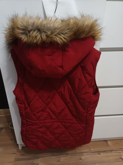 Kamizelka bezrękawnik z kapturem