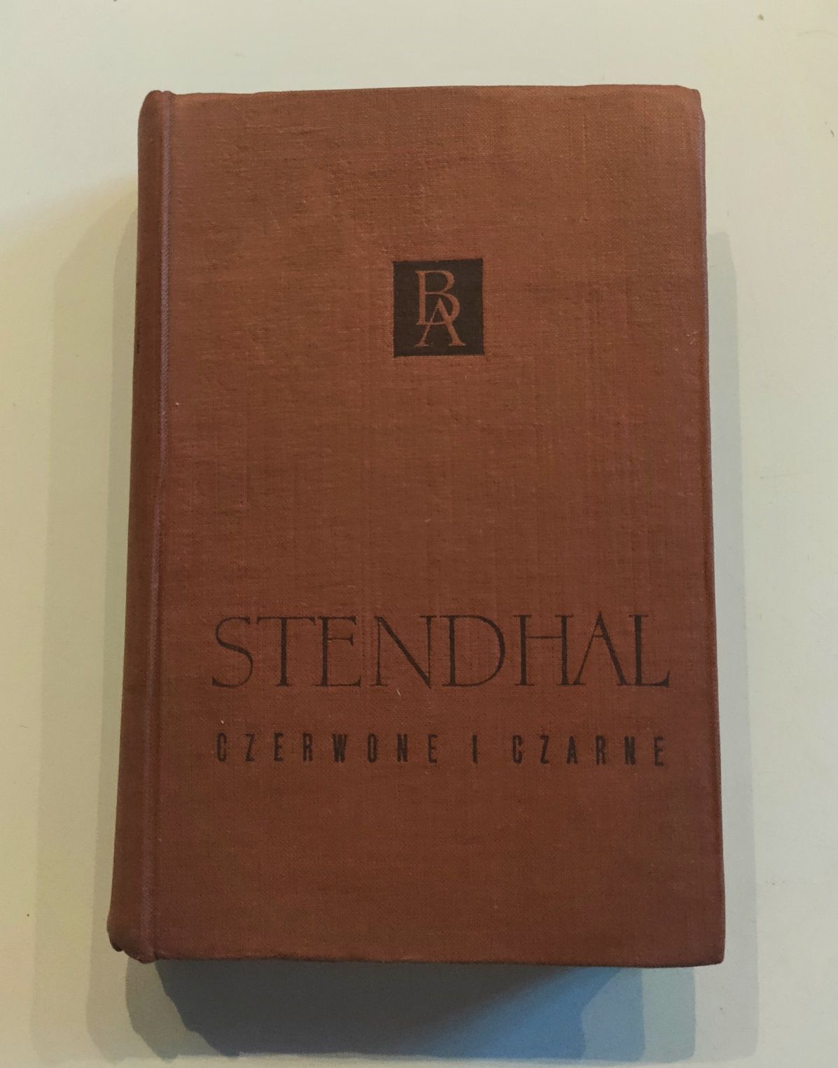 Henri Beyle "Stendhal. Czerwone i czarne" książka 1957