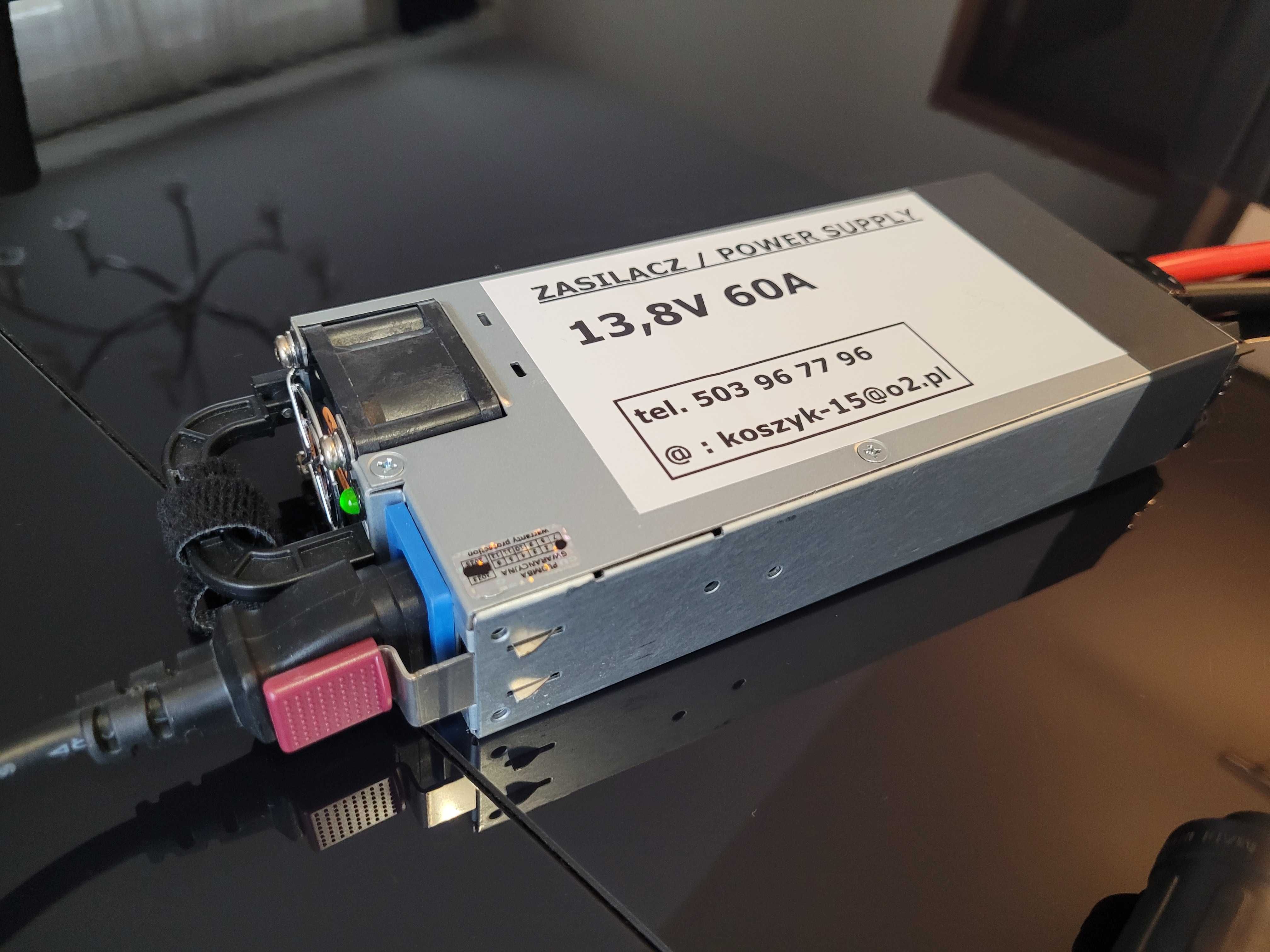 Zasilacz Ładowarka 13,8V 60A chiptuning PodtrzymanieNapięcia FV