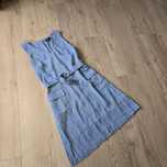 Sukienka letnia next Zara l 40 len linen wiskoza krótki rękaw