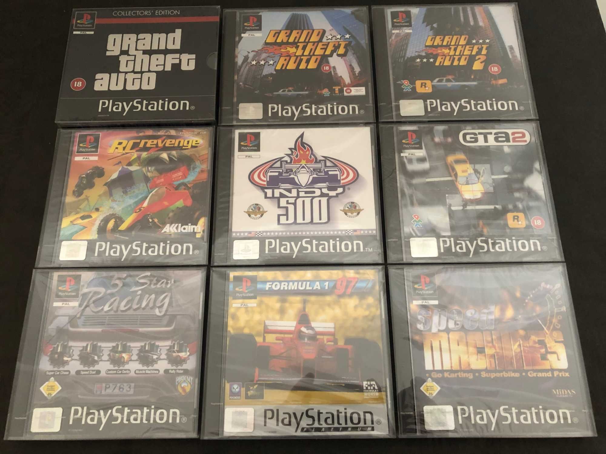 Jogo NOVO/SELADO PS1 PSX Playstation GTA 2, RC Revenge, Speed Machines