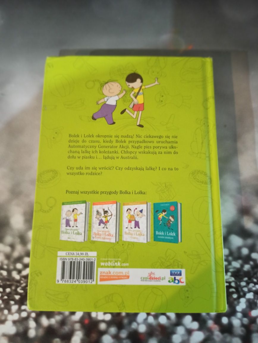 Książka Bolek i Lolek "Szalony pościg "