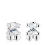 Kolczyki Tous Color Bear 23 mm z kryształem górskim