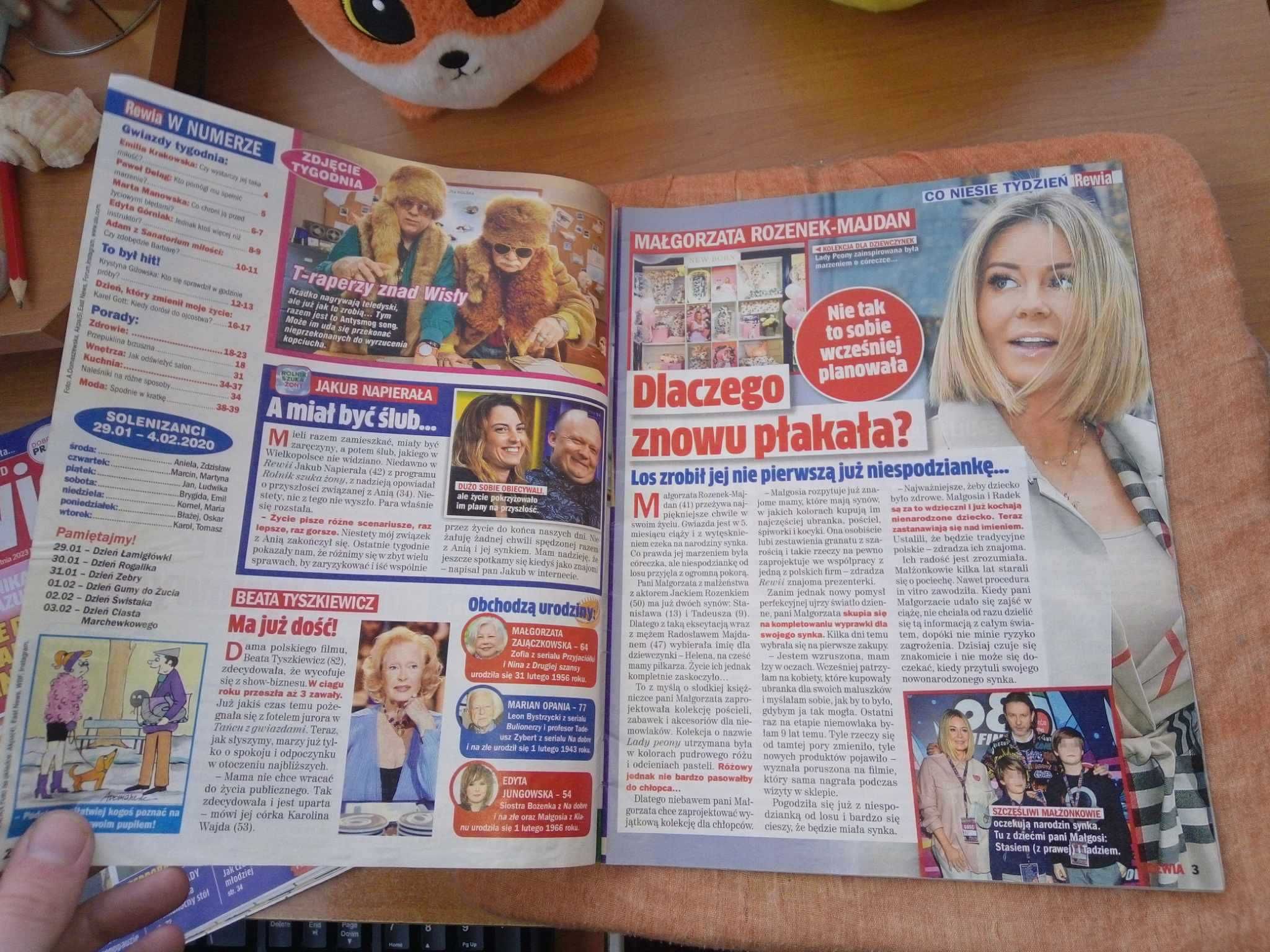 Tygodnik Rewia zbliża do gwiazd nr 5 styczeń 2020 gazeta