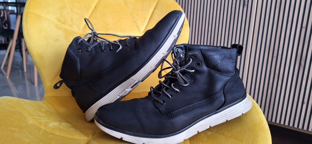 Buty zimowe jesienne Timberland 42 26,5cm skóra naturalna czarne b.d s